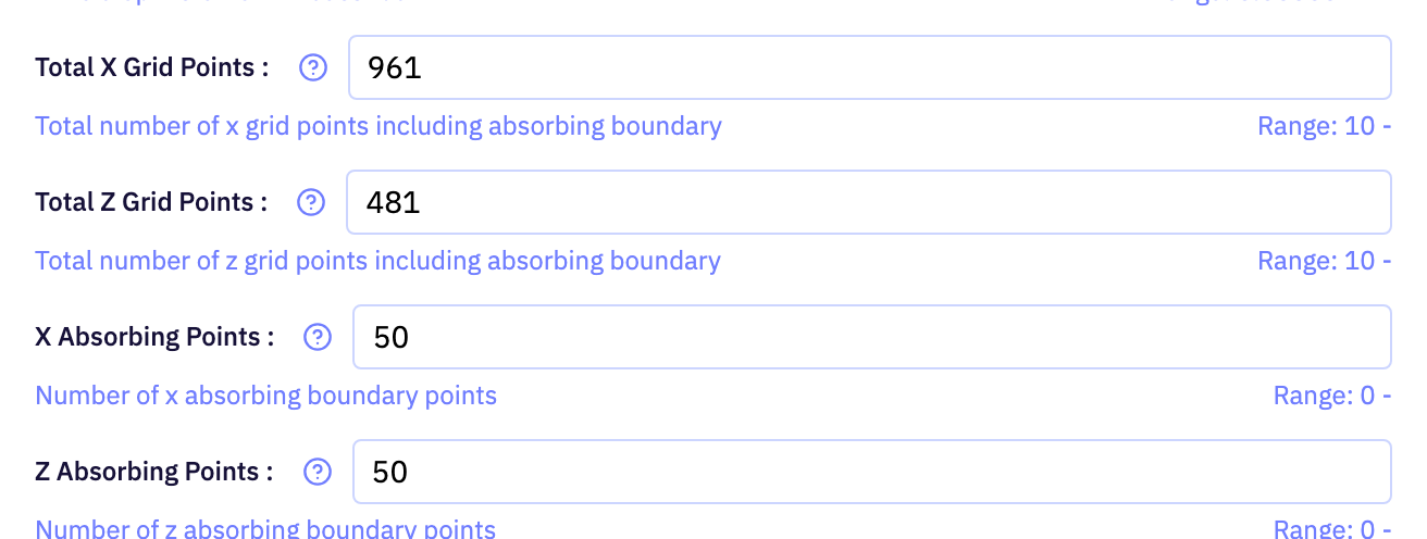 The Grid Size section of the app