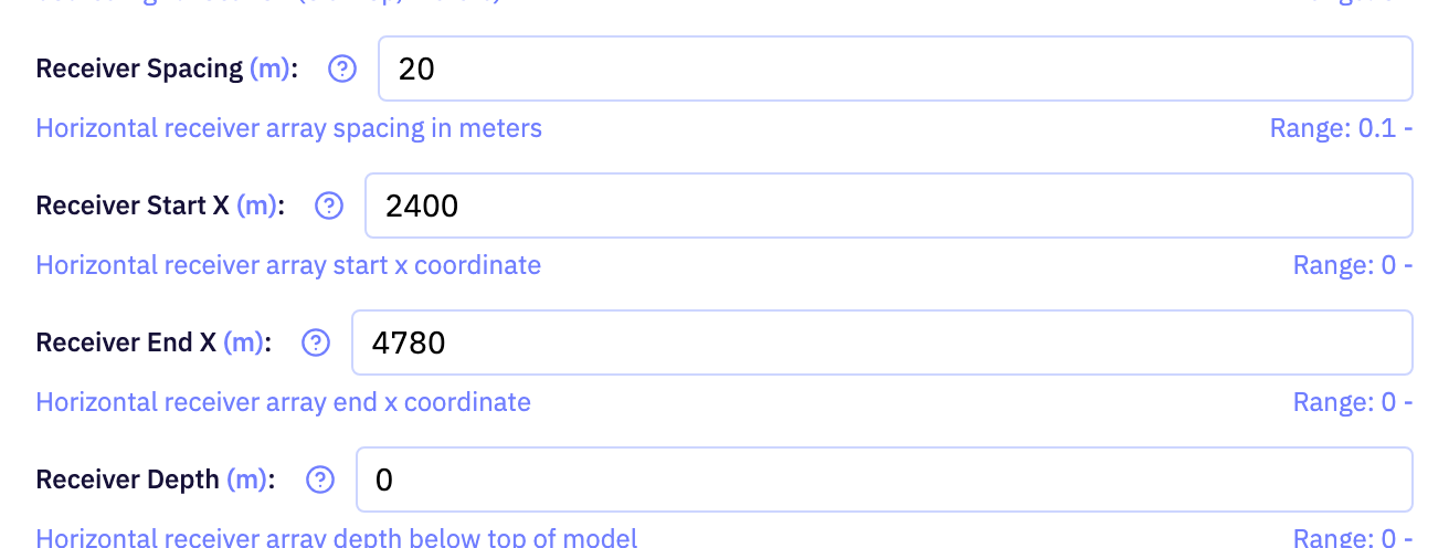 The Receivers section of the app